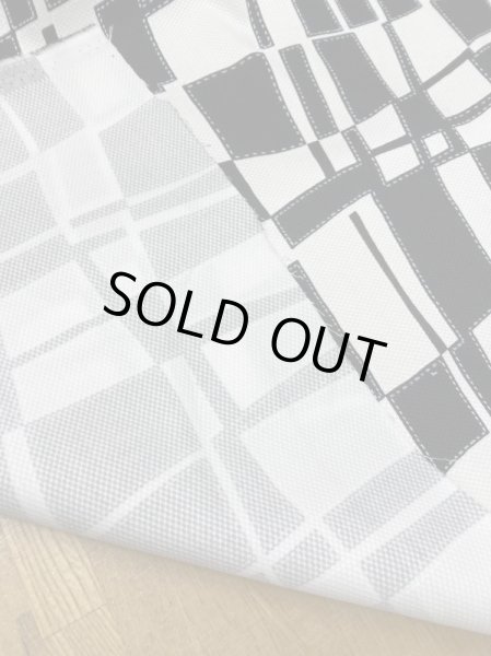 画像5: 生地：綿100％幾何学模様（黒） (5)