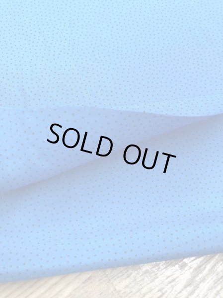 画像4: 生地:ポリ100%ミニドット柄プリント(ブルー/黒) (4)