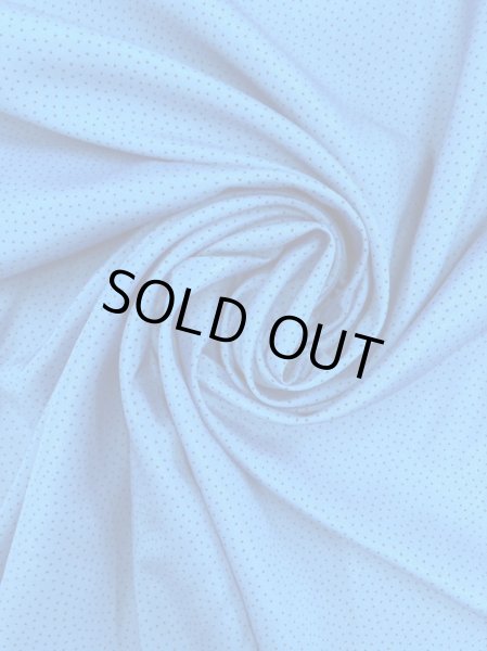 画像6: 生地:ポリ100%ミニドット柄プリント(ブルー/黒) (6)