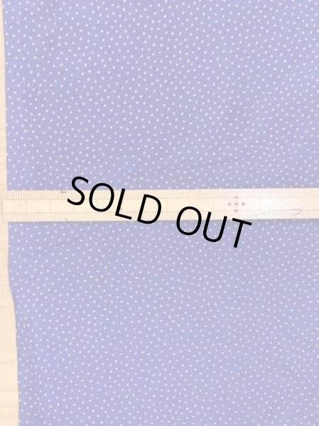 画像2: 生地:ポリ100%ミニドット柄プリント(紫紺/ピンク) (2)