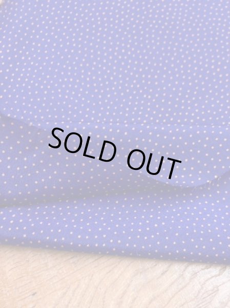 画像4: 生地:ポリ100%ミニドット柄プリント(紫紺/ピンク) (4)