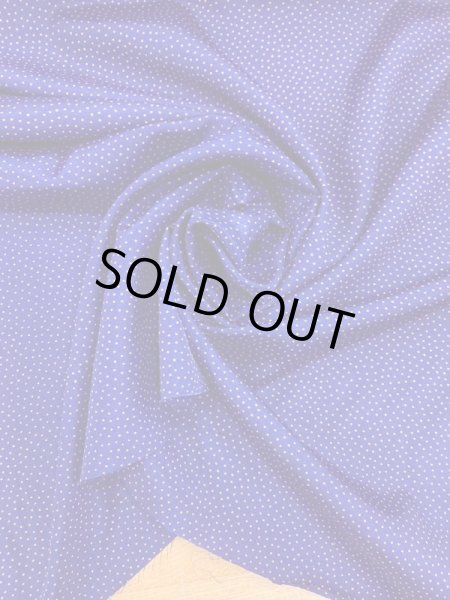 画像6: 生地:ポリ100%ミニドット柄プリント(紫紺/ピンク) (6)