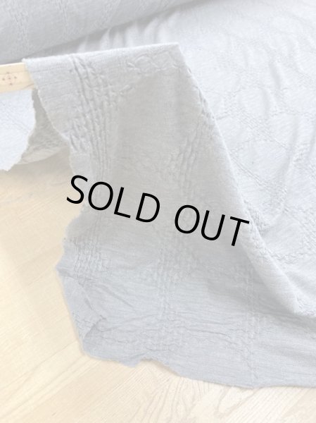 画像5: 生地:綿水玉ジャガードニット(グレー) (5)