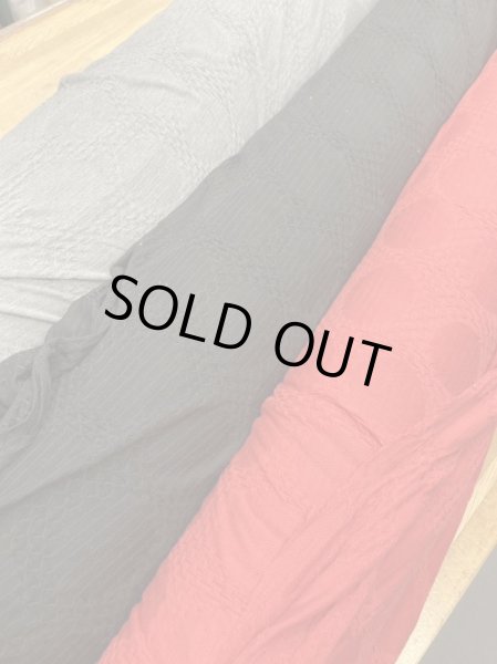 画像8: 生地:綿水玉ジャガードニット(グレー) (8)