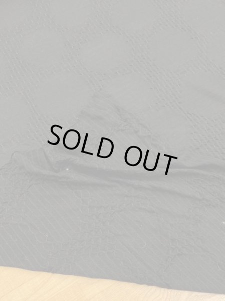 画像3: 生地:綿水玉ジャガードニット(黒) (3)