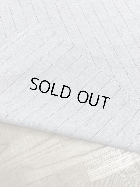 画像3: 生地:麻風ストライプ糸ポリエステル(生成) (3)