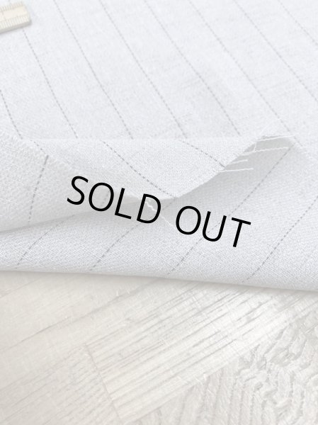 画像4: 生地:麻風ストライプ糸ポリエステル(生成) (4)