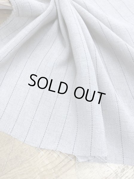 画像5: 生地:麻風ストライプ糸ポリエステル(生成) (5)