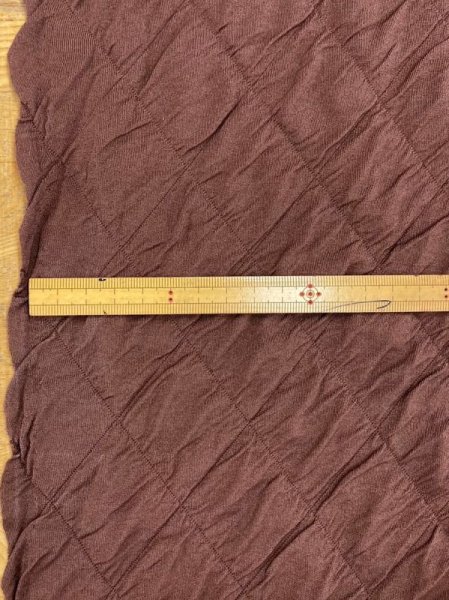 画像3: 生地:ポリ系2WAY接結ニット(茶色) (3)