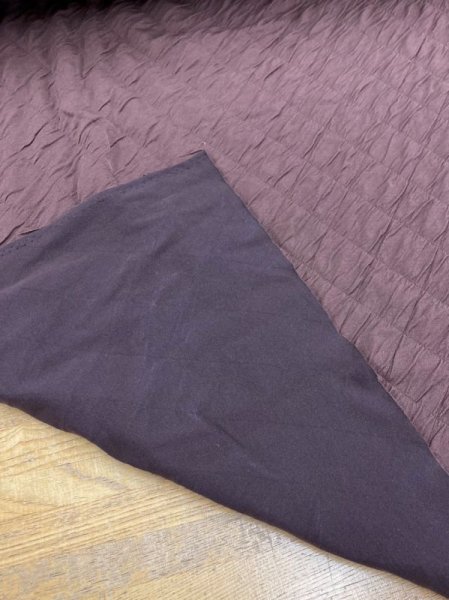 画像4: 生地:ポリ系2WAY接結ニット(茶色) (4)