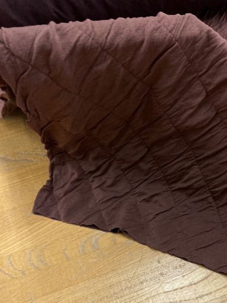 画像6: 生地:ポリ系2WAY接結ニット(茶色) (6)