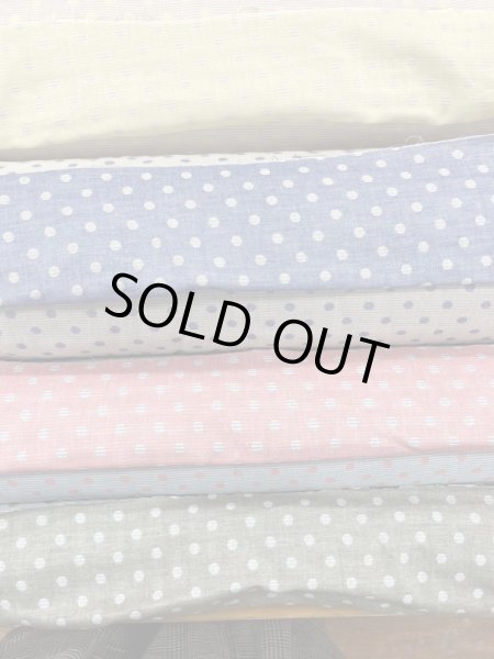 画像8: 生地:ボーダードット柄ダブルガーゼ(ピンク/水色) (8)