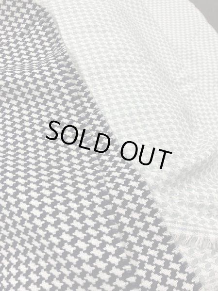 画像7: 生地：ウールポリ混千鳥柄（紺／白） (7)