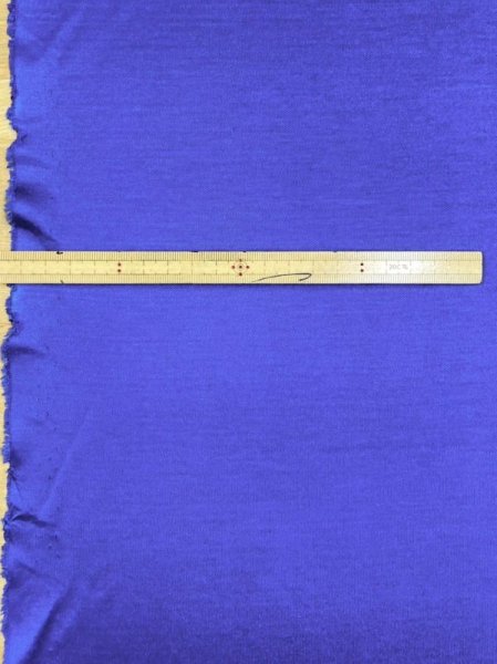 画像2: 生地:シルケット加工シルクニット(ブルー) (2)