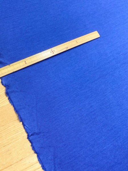 画像3: 生地:シルケット加工シルクニット(ブルー) (3)