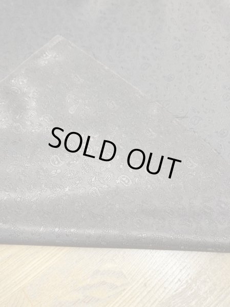 画像3: 生地:ペイズリー柄ジャガードポリエステル(茶) (3)