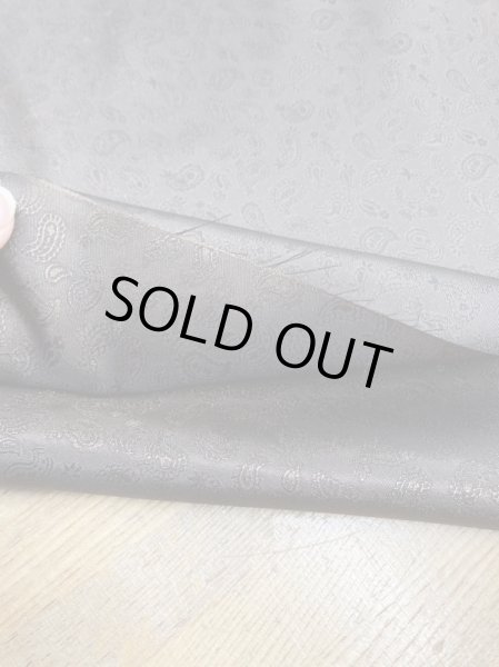 画像4: 生地:ペイズリー柄ジャガードポリエステル(茶) (4)