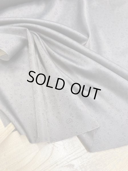 画像5: 生地:ペイズリー柄ジャガードポリエステル(茶) (5)