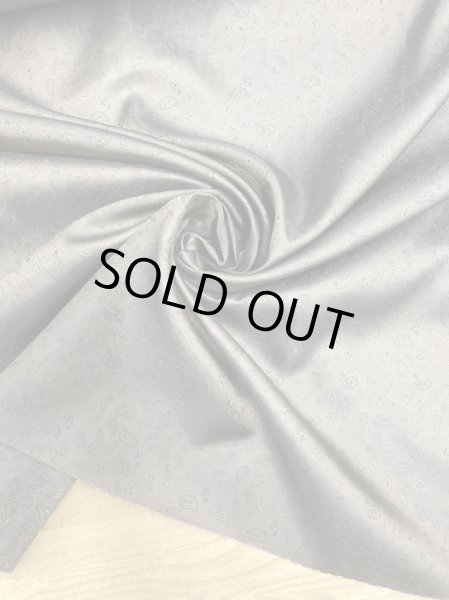 画像6: 生地:ペイズリー柄ジャガードポリエステル(茶) (6)