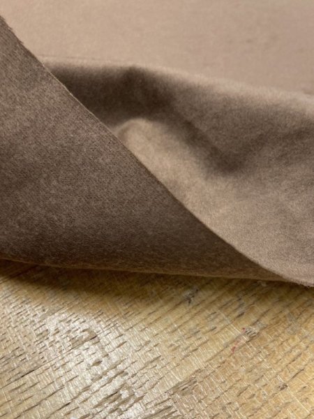 画像4: 生地:ポリエステル100%カラースエード(茶) (4)
