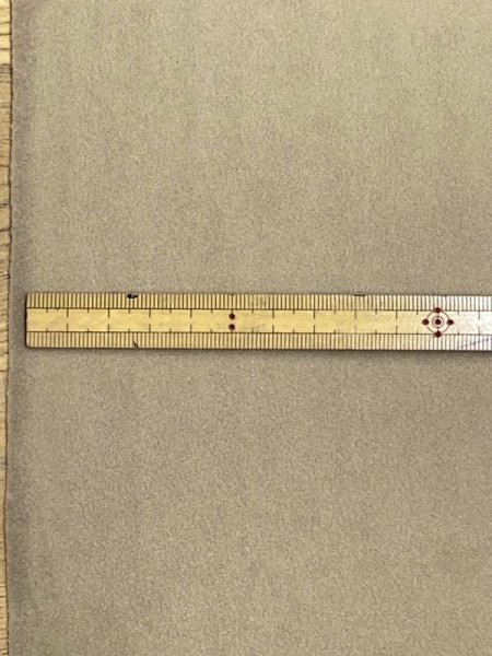 画像2: 生地:ポリエステル100%カラースエード(ベージュ) (2)