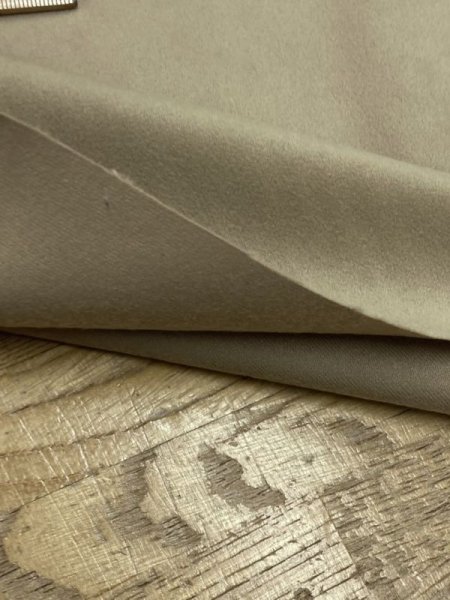画像4: 生地:ポリエステル100%カラースエード(ベージュ) (4)