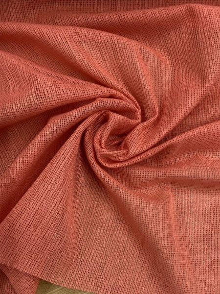 画像7: 生地:スタンラッセル綿70%ナイロン30%(ピンクオレンジ) (7)