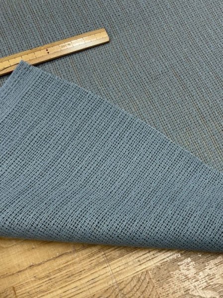 画像3: 生地:スタンラッセル綿70%ナイロン30%(くすみブルー) (3)