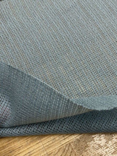 画像4: 生地:スタンラッセル綿70%ナイロン30%(くすみブルー) (4)