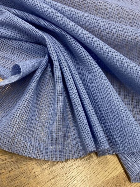 画像5: 生地：スタンラッセル綿70％ナイロン30％（ブルー） (5)