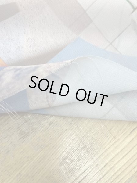 画像4: 生地：転写プリントポリエステル（グレー） (4)