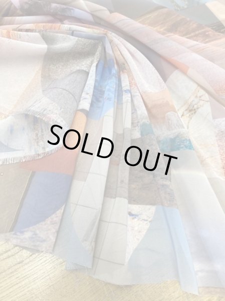 画像5: 生地：転写プリントポリエステル（グレー） (5)