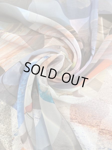 画像7: 生地：転写プリントポリエステル（グレー） (7)