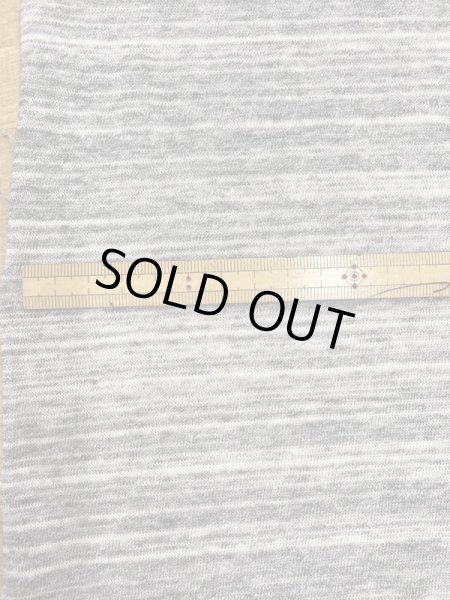 画像2: 生地：霜降りボーダーニット（霜降りグレー） (2)