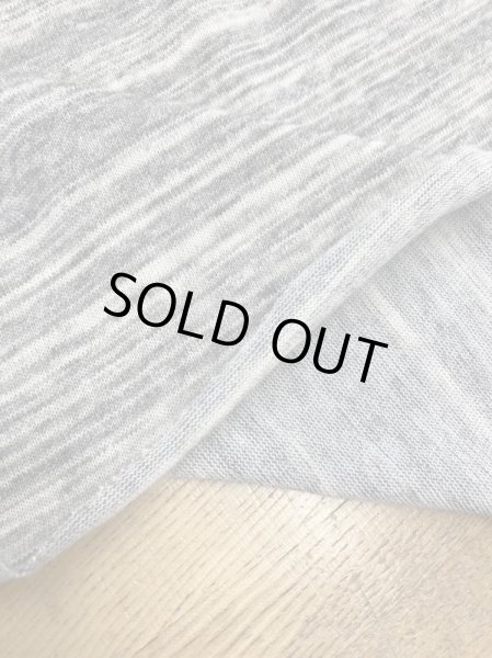 画像4: 生地：霜降りボーダーニット（霜降りグレー） (4)