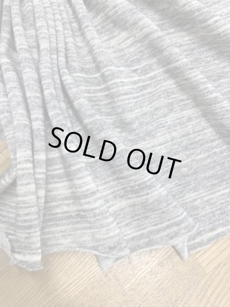 画像5: 生地：霜降りボーダーニット（霜降りグレー） (5)