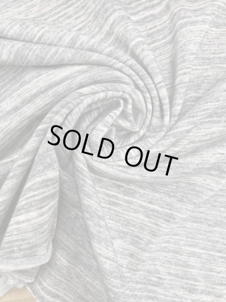 画像6: 生地：霜降りボーダーニット（霜降りグレー） (6)