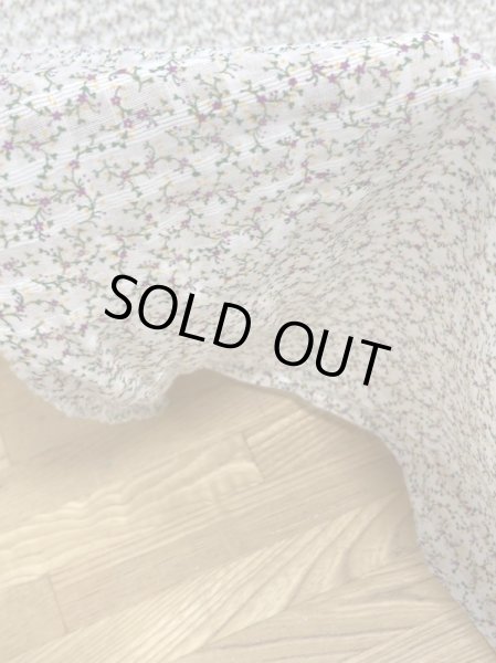 画像5: 生地：格子織り小花柄プリント（キナリ／ピンク） (5)