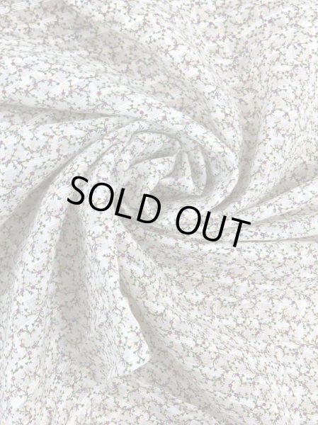 画像7: 生地：格子織り小花柄プリント（キナリ／ピンク） (7)