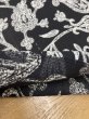 画像5: 生地：透かし編みポリエステル100％ペイズリー柄プリント（黒／白） (5)