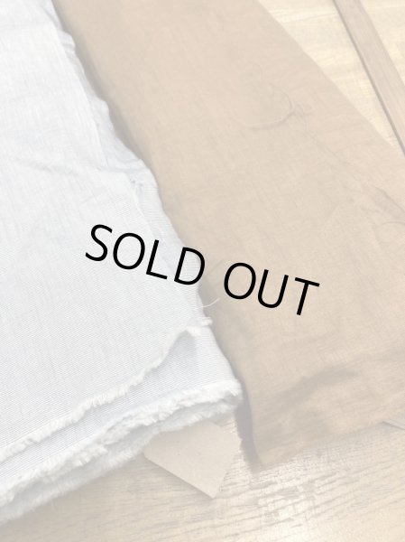 画像8: 生地:縦畝麻風ポリエステル(薄ブルー) (8)