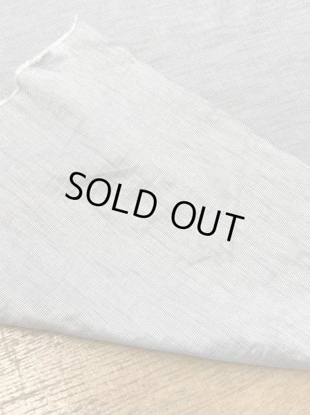 画像3: 生地:縦畝麻風ポリエステル(薄ブルー) (3)