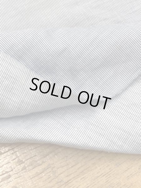 画像4: 生地:縦畝麻風ポリエステル(薄ブルー) (4)