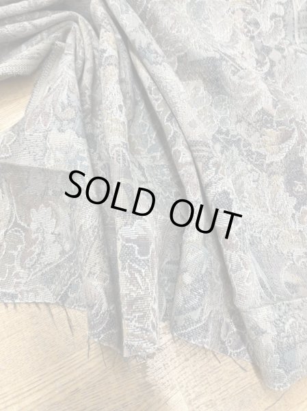 画像5: 生地:ゴブラン織りウールジャガード(グリーン系) (5)