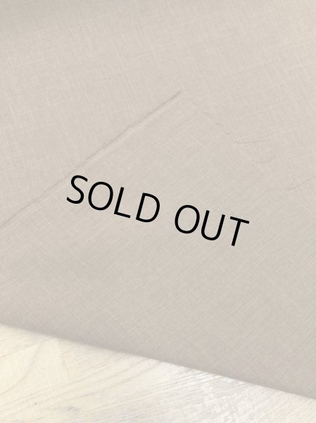 画像3: 生地:麻風ポリエステル(茶) (3)