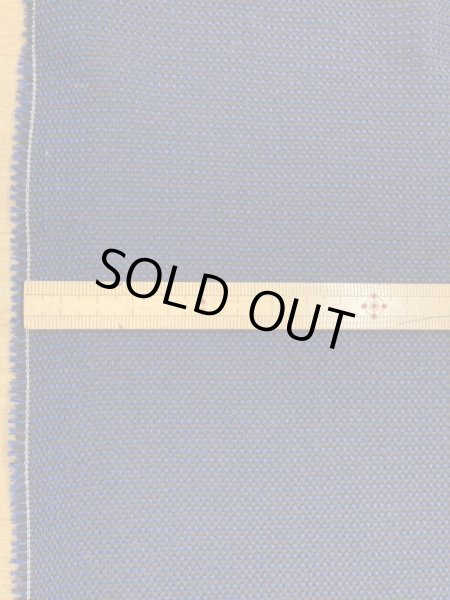 画像2: 生地:綿ポリ細かいチェック柄ポコポコ織り(ブルー/紺) (2)