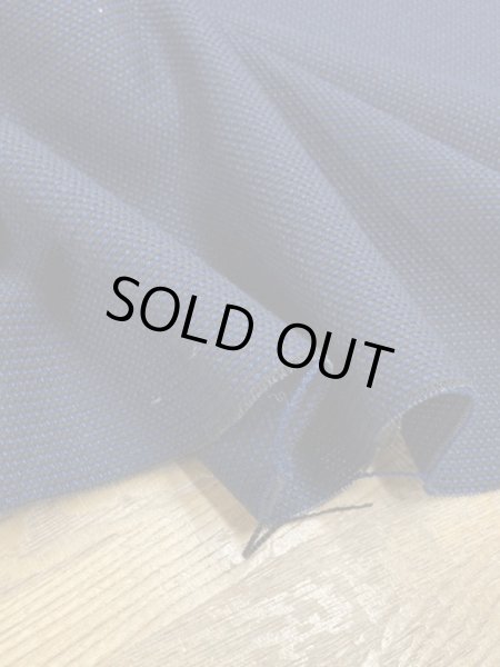 画像6: 生地:綿ポリ細かいチェック柄ポコポコ織り(ブルー/紺) (6)