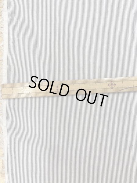 画像2: 生地:綿100%細ボーダー(紺/白) (2)