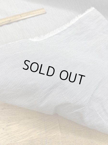 画像3: 生地:綿100%細ボーダー(紺/白) (3)