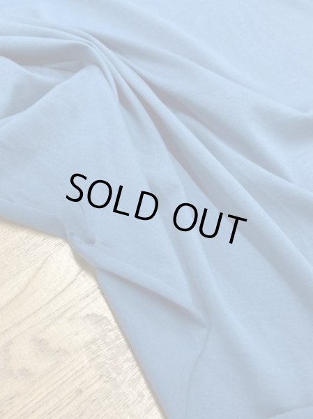 画像5: 生地:綿100%天竺ニット(ターコイズブルー) (5)